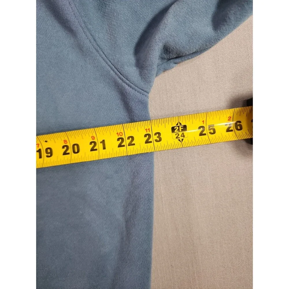 Women's Blue Fleece Lounge Set Sweatshirt & Shorts Matching 2-Piece...